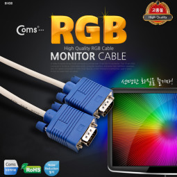 Coms 쎄미형 모니터 RGB 케이블 5M - M/M 타입 / 세미