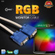Coms 보급형 모니터 RGB 연장 케이블 10M - M/F 타입