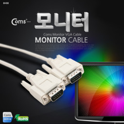 Coms 일반형 모니터 케이블 1.2M - M/M 타입