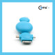 Coms USB 자동감김 통합 60cm(블루)