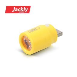 JA-LED151-yellow USB LED랜턴 휴대용 손전등 스위치 캠핑 보조배터리에사용가능