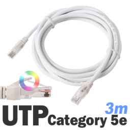 DA-UTP14P 3m 다모일 고급형 UTP케이블 단심 cat5E 인터넷 랜선