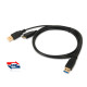 DA-USB3.0AMCB YG-1m 다모일 USB 3.0 데이터 케이블 (Micro) 1m 외장하드MicroB 데이터케이블 보조전원