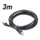 DA-UTP14P 3m-black UTP Category5e 케이블 3m UTP랜케이블 인터넷공유기연결용 100Mbps HUB연결