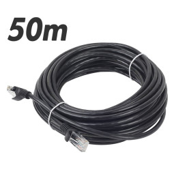 DA-UTP14P 50m-black UTP Category5e 케이블 50m UTP Category5e 케이블 30m UTP랜케이블 인터넷공유기연결용 100Mbps HUB연결
