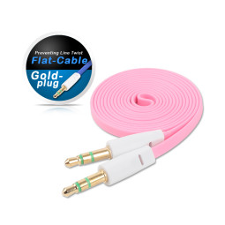 DA-STC-MM-1m-pink 다모일 컬러 Stereo 케이블 1m (PINK) 스피커케이블 AUX케이블