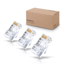 DA-RJ45-UP6 다모일 RJ-45  기가플러그 Cat.6 UTP 랜케이블제작용