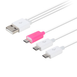 DA-SMART3IN1 (931) 50cm 휴대폰 멀티충전케이블 차량용충전케이블 