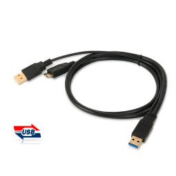DA-USB3.0AMCB YG-50cm 외장하드MicroB 데이터케이블