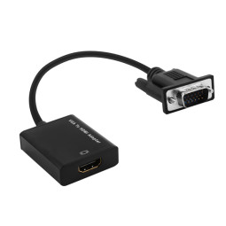 NEXT-2412VHC VGA(RGB)+스테레오 to HDMI 변환젠더