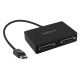 NEXT DP302DS DP to 1:2 DVI 모니터 분배기 공유기