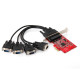NEXT-954LP EX RS232 4포트 PCI-Ex/LP지원/문어발