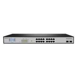 NEXT-POE4018LED-240 16포트 기가비트 LCD POE+스위치/2SFP지원