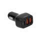 NEXT-1408QTC 3포트 Type-C+QC3.0 USB 차량용 충전기