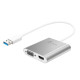 NEXT-JUA360 USB3.0 to HDMI+VGA/확장,복제,회전