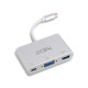 NEXT-412TCV Type-C to VGA확장,USB3.0확장,PD충전