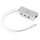 NEXT-TC343LAN USB Type-C 유선랜카드 + USB3.0 3포트 콤보