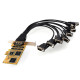 SUNIX-SER5466HL-C 8Port RS232 PCI-Express Card(Max, 921.6Kbps)