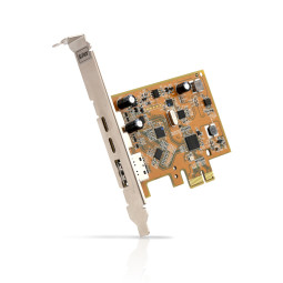 SUNIX-UPD2018-B USB3.1 & DisplayPort Alt-Mode PCI-Express Host Card With Dual USB Type-C Socket