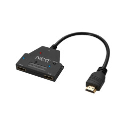 NEXT-0102SPC4K 모니터 분배기 1대2 HDMI 오디오 지원