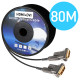NEXT-5580DAOC-DD 마이크로 HDMI to DVI 80M 광케이블