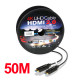 NEXT-6050HAOC-DD HDMI 2.0 광케이블 50M AOC 소켓분리