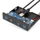 NEXT-8602TU3 내장형 USB3.0 오디오 MIC 전면가이드