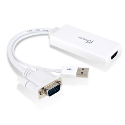 NEXT-JDA214 VGA to HDMI 변환 컨버터 모니터 어댑터