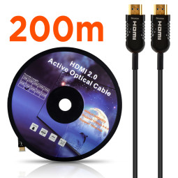 HDMI2.0 AOC 하이브리드 광케이블 200M
