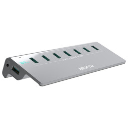 유전원 7포트 USB허브 USB3.2 GEN2 10G XT1301057