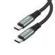 USB-C TO C 초고속충전 데이터케이블 20V 5A 100W USB 2.0 480Mbps 과전류차단 1M