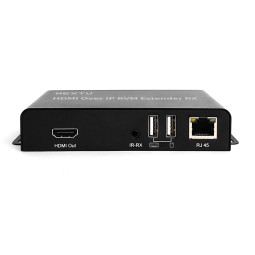 KVM HDMI 거리연장기 최대지원거리 200M USB-A 2포트 HDCP 1080P 60HZ 고화질 영상전송