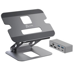 접이식 노트북 스탠드 거치대 USB 멀티허브 탑재