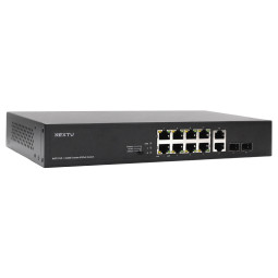 기가 8포트 POE 120W + 2포트 기가 TP POE스위치허브 802.3af at 총 POE용량 120W 기가비트 업링크 2포트 VLAN