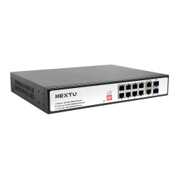 8포트 기가 POE 8포트 스위칭허브 POE+ 지원 총 150W VLAN 지원 TP 2포트 SFP 2포트 리피터모드 최대 250M