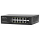 8포트 기가 POE 8포트 스위칭허브 POE+ 지원 총 130W 개별 TP 2포트 개별 SFP 2포트 리피터모드(최대 250M) AUTO VLAN