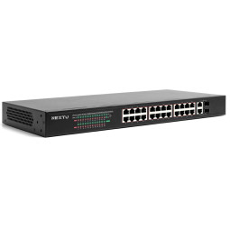 24포트 기가 POE스위치  POE+ COMBO 기가 2TP 2SFP Uplink  802.3af 총용량 370W Extend 기능