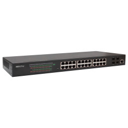 POE+ 기가 24포트 370W L2관리형 스위치허브