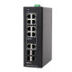 산업용 L2 10포트 2.5G 링 스위칭허브 3122MDTL2-25G