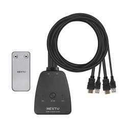 2:1 HDMI2.0 KVM스위치(케이블형)