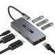 유이반 7in1 4K60Hz 듀얼 HDMI USB C타입 멀티허브