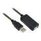 넥시 USB 2.0 연장 리피터 케이블 무전원 5M NX283