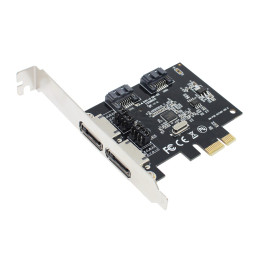 넥시 SATA카드 PCI-E eSATA 2포트 NX316