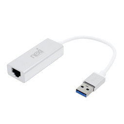 넥시 USB3.0 기가비트 랜카드 실버 NX800