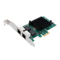 넥시 PCI-Express x1 DUAL 포트 기가비트 랜카드 INTEL 82576 NX911