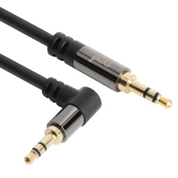 넥시 3.5mm 스테레오 케이블 MM 1M 꺽임형 NX936