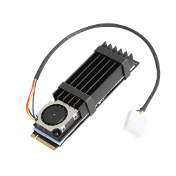 넥시 NVMe M.2 SSD 방열판 1팬 NX1084