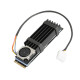 넥시 NVMe M.2 SSD 방열판 1팬 NX1084