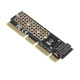 넥시 M.2 NVMe to PCI-E x4 x8 x16 확장 어댑터 NX1246