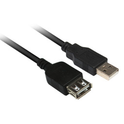 넥시 USB 2.0 AM-AF 연장 케이블 0.6M NX1